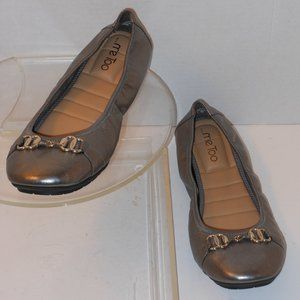 MEETOO GENUINE LEATHER BALLERINA FLATS SIZE 12 MEDIUM